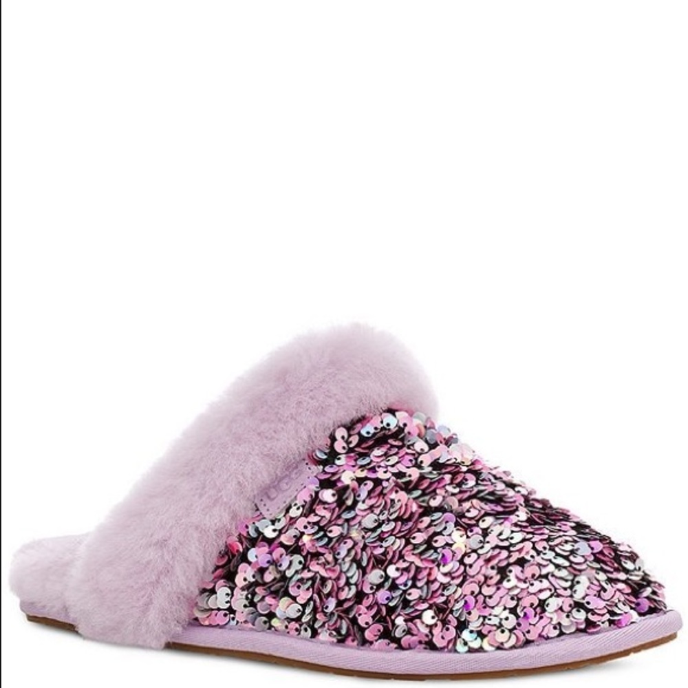 UGG SCUFFETTE II STELLAR SEQUIN WOMENS SIZE 6